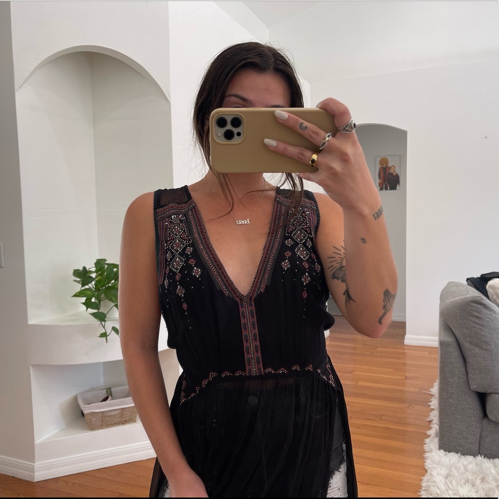 Free People Embroidered Tunic